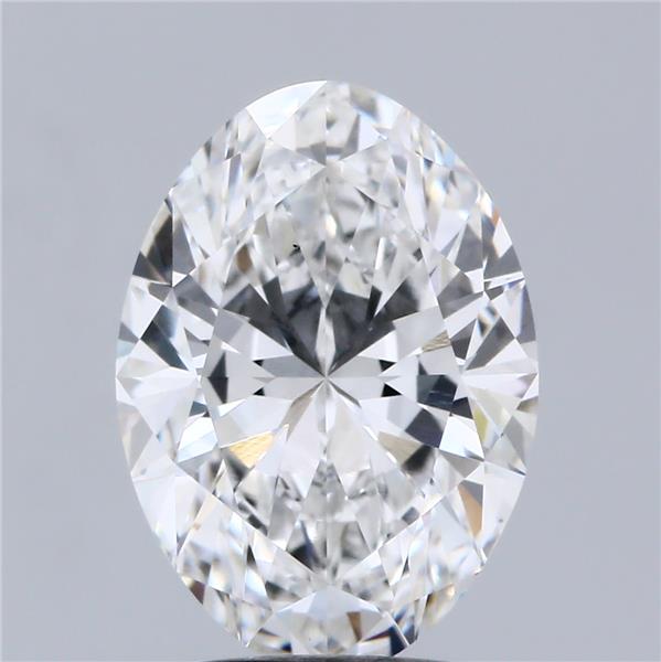 3.04 ct. oval Lab Grown Diamond front image