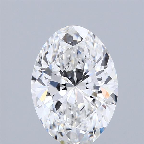 3.09 ct. oval Lab Grown Diamond front image