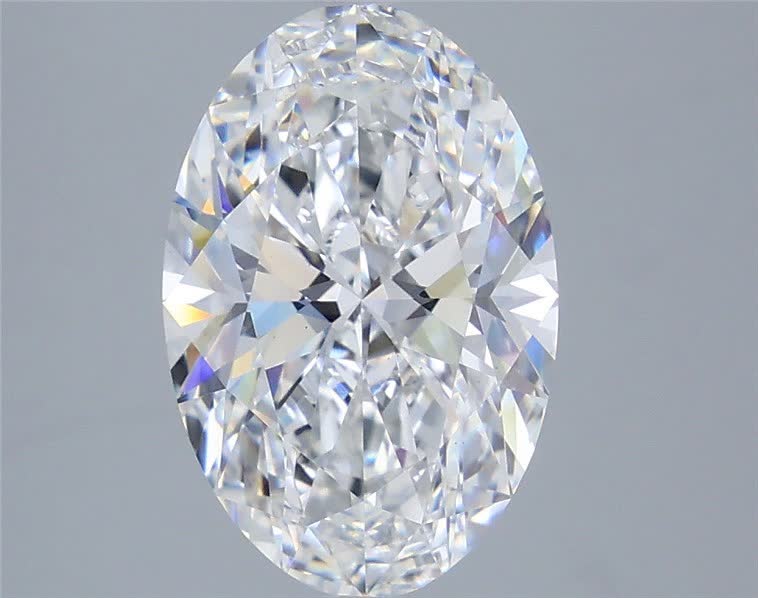 4.05 ct. oval Lab Grown Diamond front image