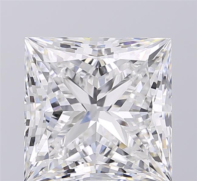 6.09 ct. princess Lab Grown Diamond front image