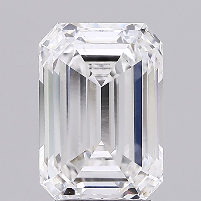 2.57 ct. emerald Lab Grown Diamond front image
