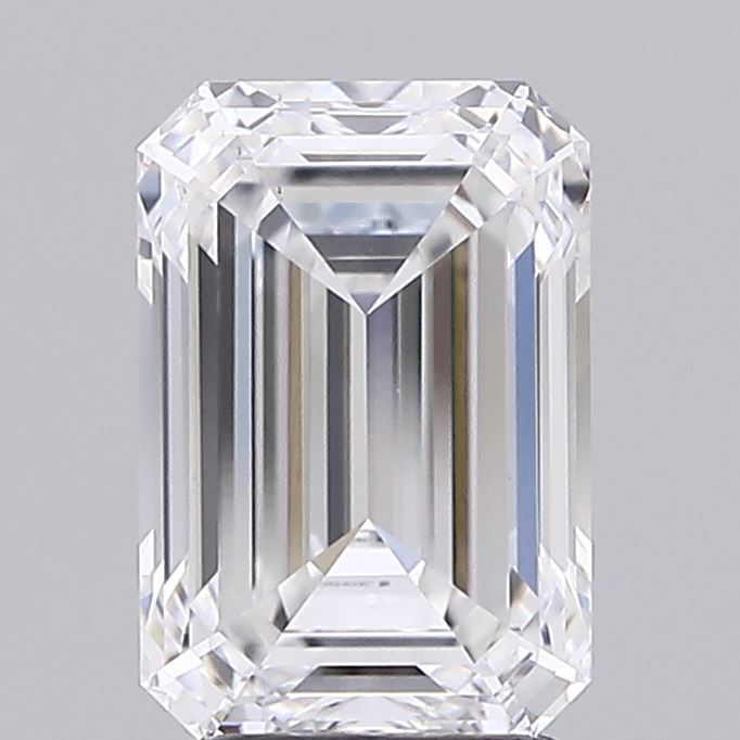2.68 ct. emerald Lab Grown Diamond front image