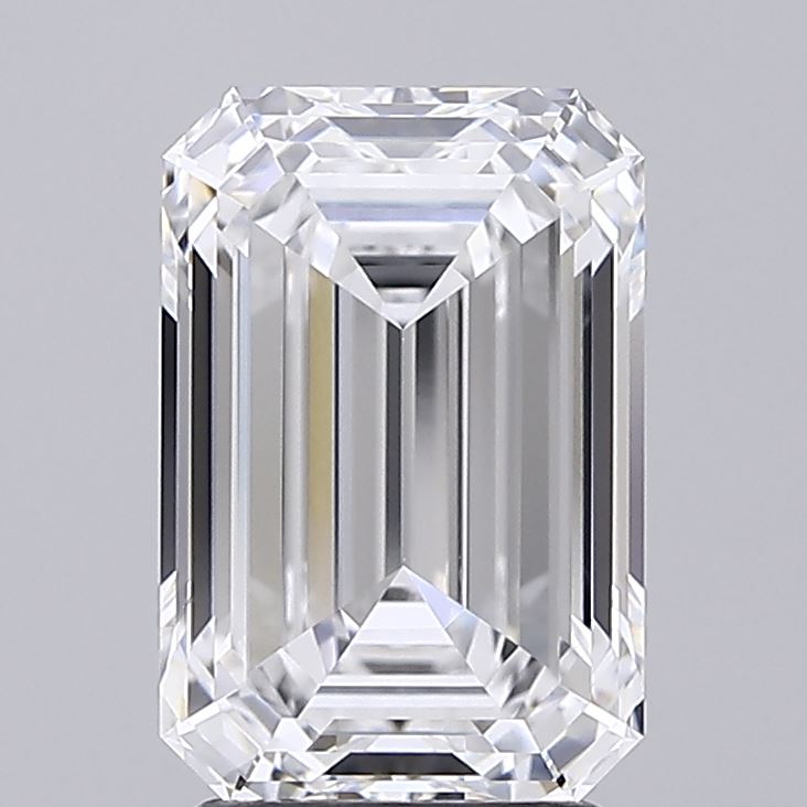 2.85 ct. emerald Lab Grown Diamond front image