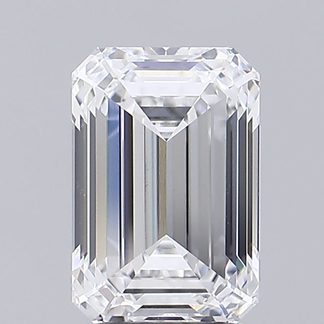 2.72 ct. emerald Lab Grown Diamond front image