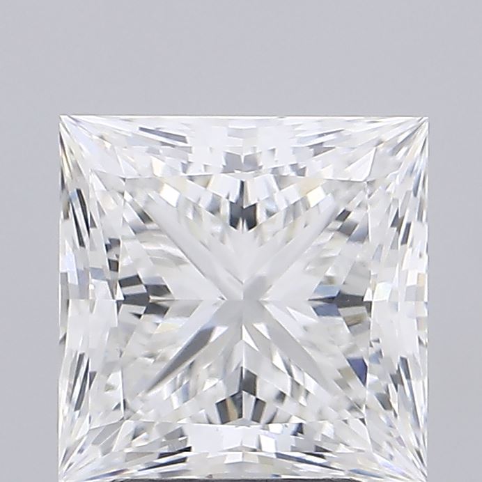 3.05 carat f VVS2 EX Cut IGI princess diamond