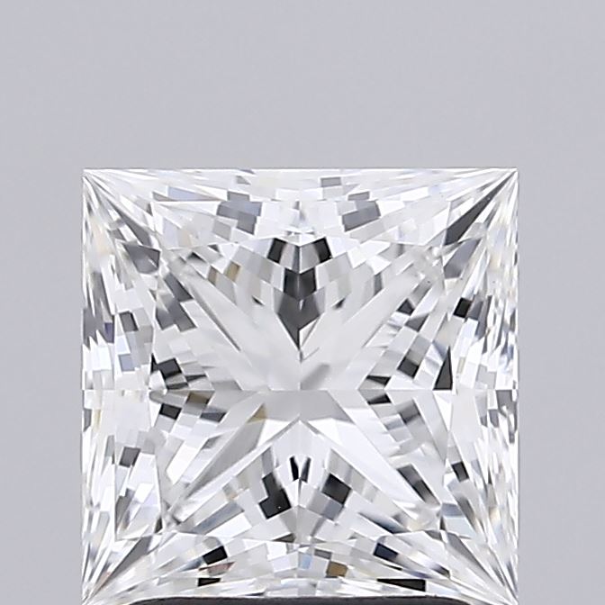 2.04 carat f VVS2 EX Cut IGI princess diamond