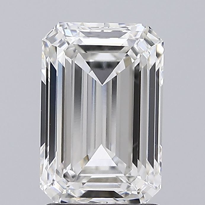 2.03 carat f VVS2 EX Cut IGI emerald diamond