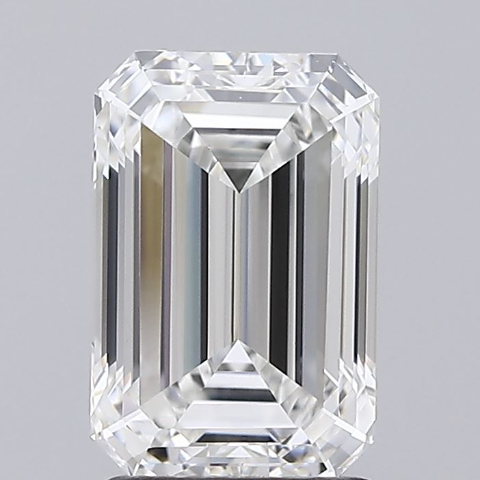2.08 carat f VVS2 EX Cut IGI emerald diamond