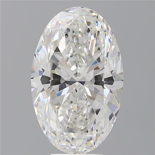 7.09 ct. oval Lab Grown Diamond front image