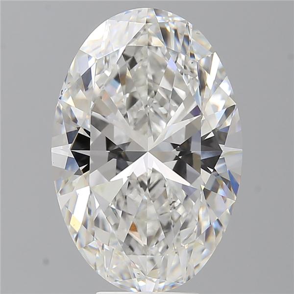 8.02 ct. oval Lab Grown Diamond front image