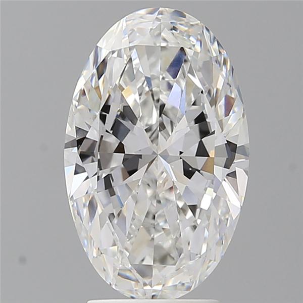 3.50 ct. oval Lab Grown Diamond front image