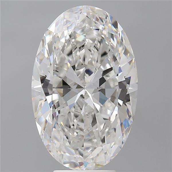 6.57 ct. oval Lab Grown Diamond front image