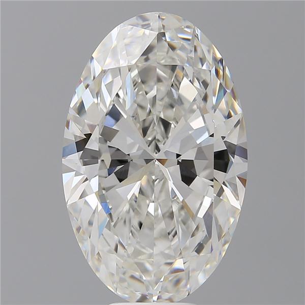 9.60 ct. oval Lab Grown Diamond front image