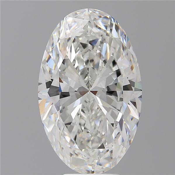 8.10 ct. oval Lab Grown Diamond front image