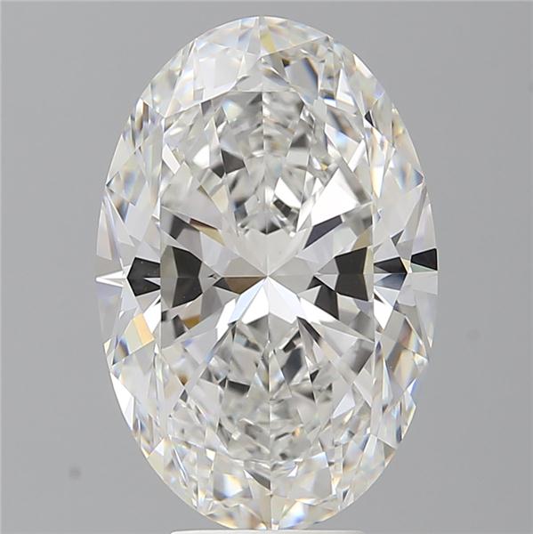 7.04 ct. oval Lab Grown Diamond front image