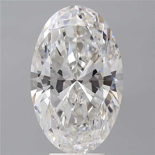 6.06 ct. oval Lab Grown Diamond front image