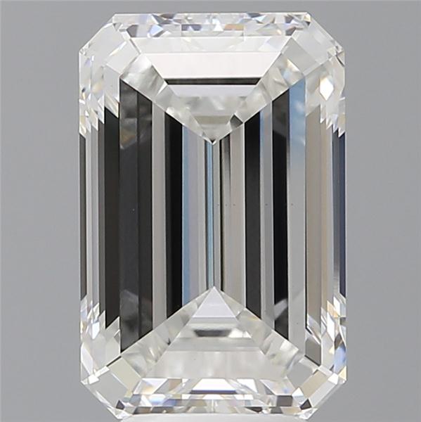 5.51 ct. emerald Lab Grown Diamond front image