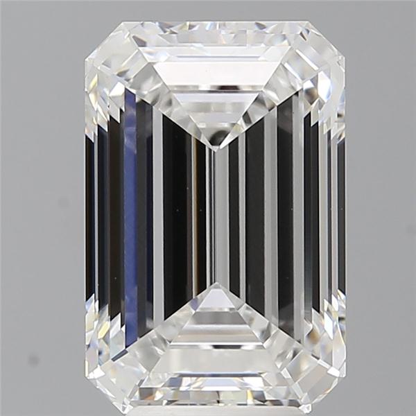 5.55 ct. emerald Lab Grown Diamond front image