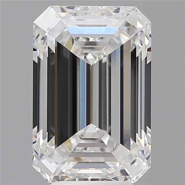5.57 ct. emerald Lab Grown Diamond front image
