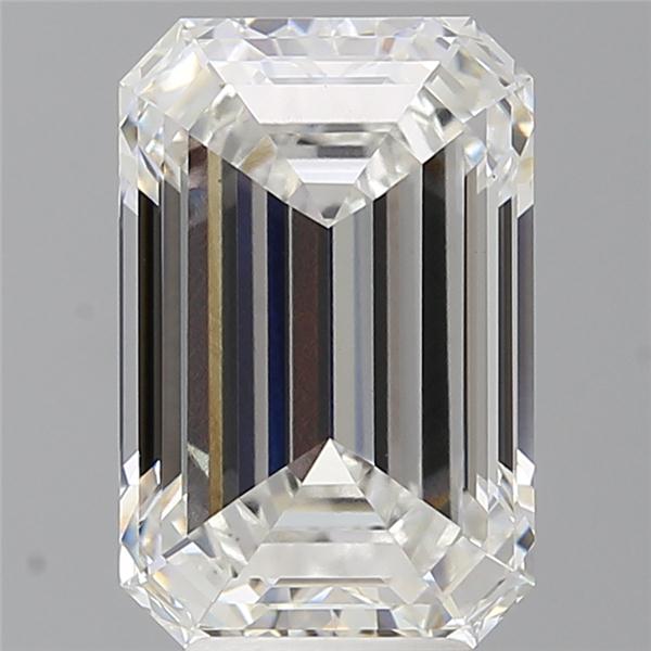 5.59 ct. emerald Lab Grown Diamond front image