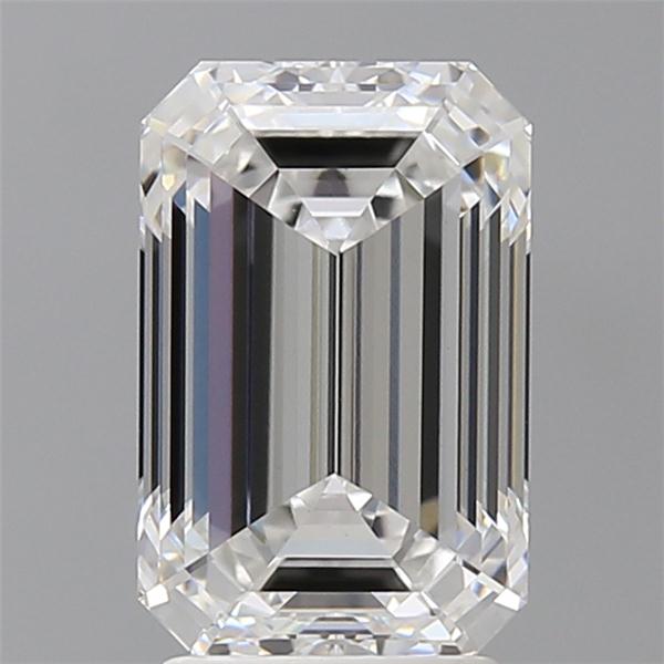 3.55 ct. emerald Lab Grown Diamond front image
