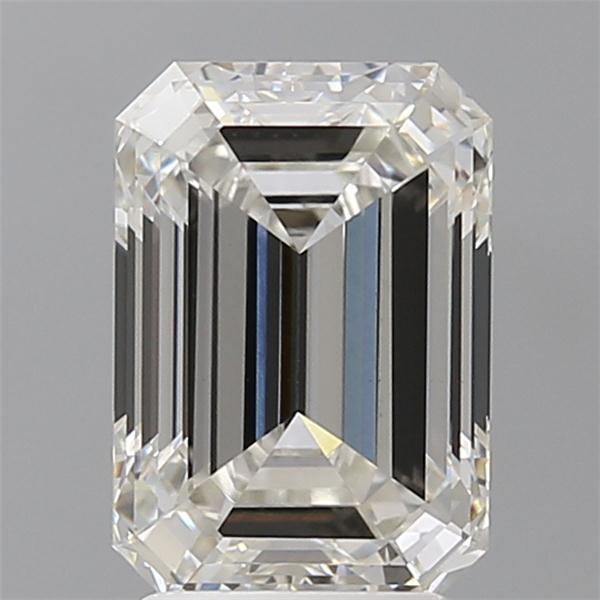 3.02 ct. emerald Lab Grown Diamond front image