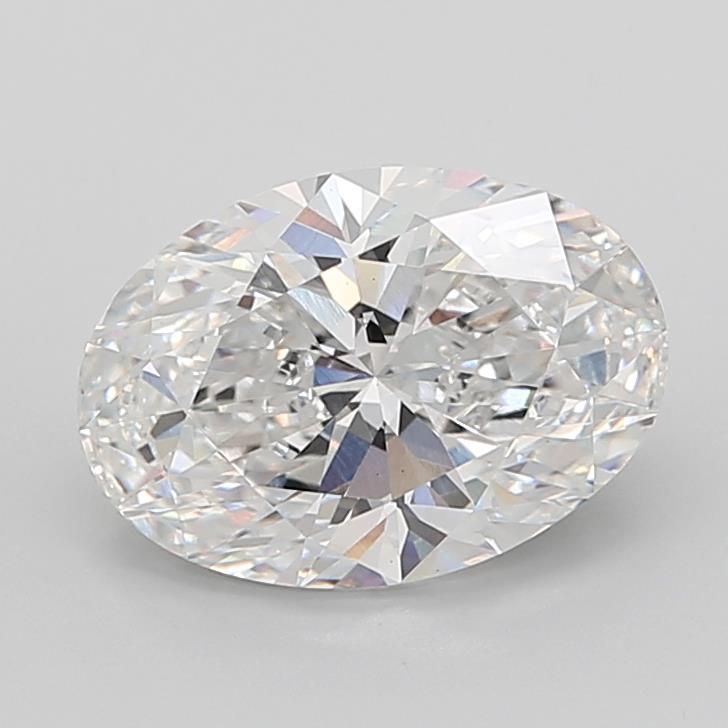 6.08 ct. oval Lab Grown Diamond front image