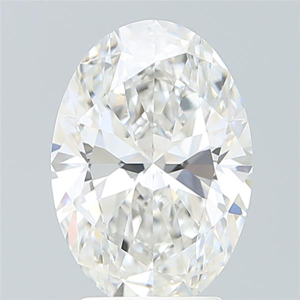 3.22 ct. oval Lab Grown Diamond front image