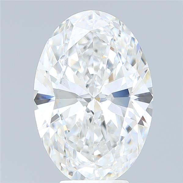 6.02 ct. oval Lab Grown Diamond front image