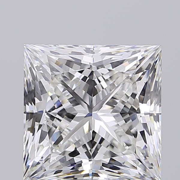 4.93 ct. princess Lab Grown Diamond front image