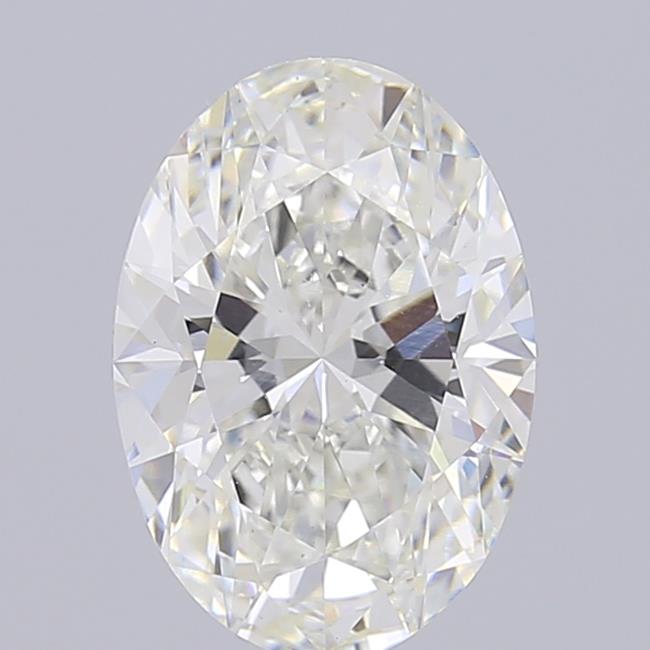 4.05 ct. oval Lab Grown Diamond front image