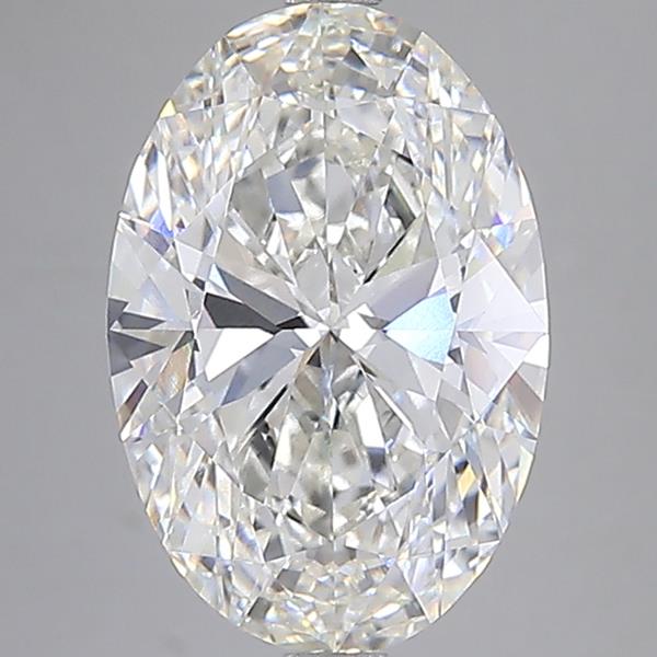 6.71 ct. oval Lab Grown Diamond front image