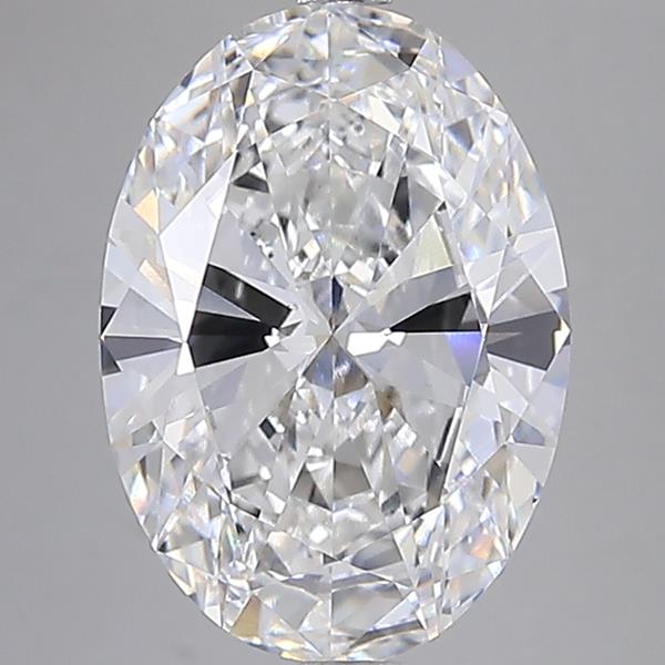 7.02 ct. oval Lab Grown Diamond front image