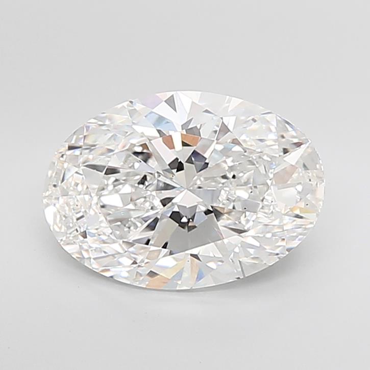 6.06 ct. oval Lab Grown Diamond front image