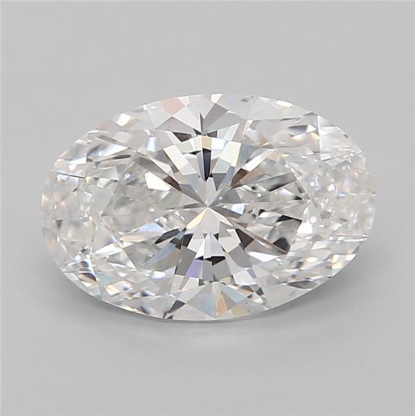 3.02 ct. oval Lab Grown Diamond front image