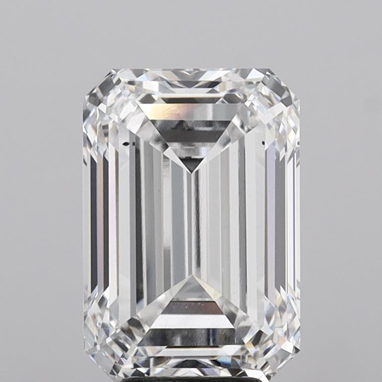 7.01 ct. emerald Lab Grown Diamond front image