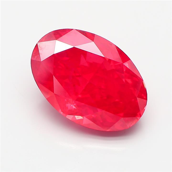 6.06 ct. oval Lab Grown Diamond front image