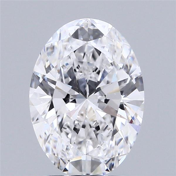 2.10 ct. oval Lab Grown Diamond front image