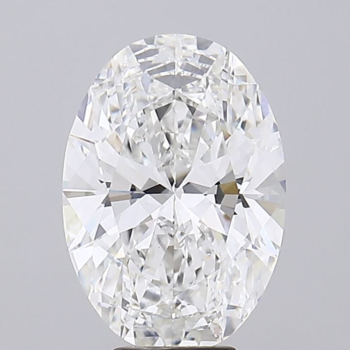 6.09 ct. oval Lab Grown Diamond front image