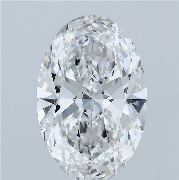 3.01 ct. oval Lab Grown Diamond front image