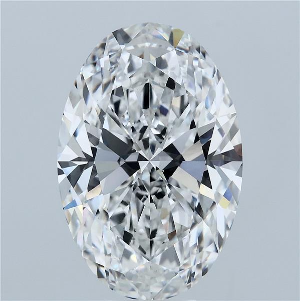 8.05 ct. oval Lab Grown Diamond front image