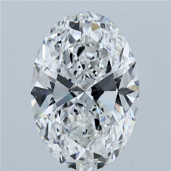 8.27 ct. oval Lab Grown Diamond front image
