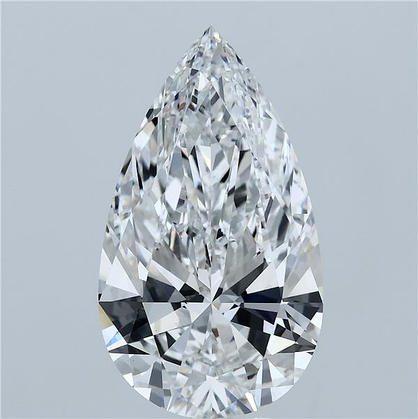 7.01 ct. pear Lab Grown Diamond front image