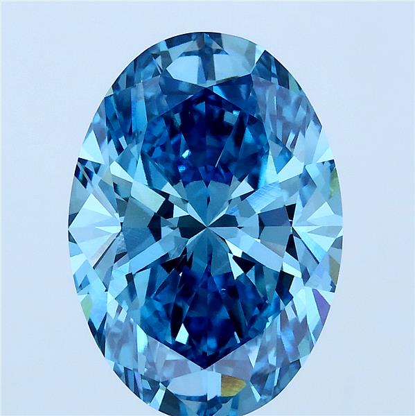 5.01 ct. oval Lab Grown Diamond front image