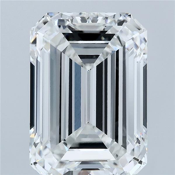 7.01 ct. emerald Lab Grown Diamond front image