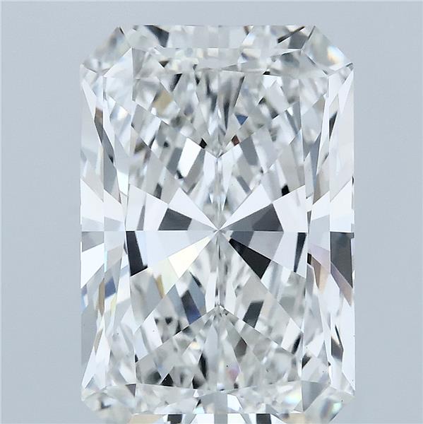 6.10 ct. radiant Lab Grown Diamond front image