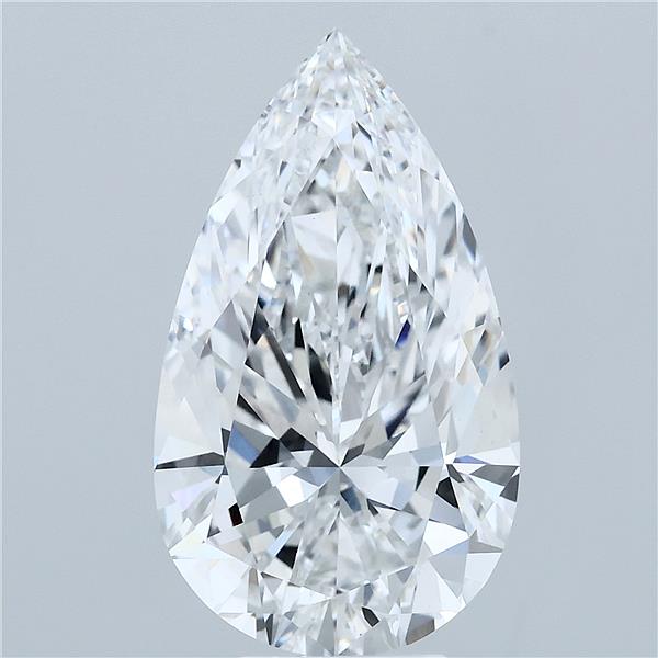 5.42 ct. pear Lab Grown Diamond front image