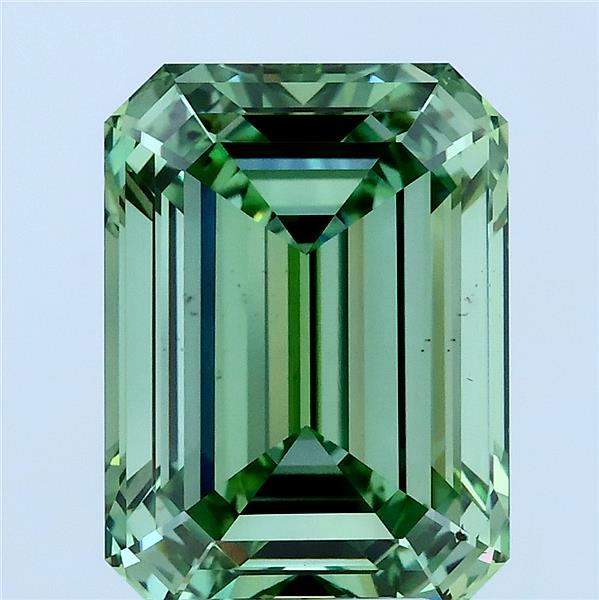 5.02 ct. emerald Lab Grown Diamond front image