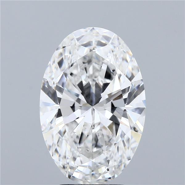 5.53 ct. oval Lab Grown Diamond front image
