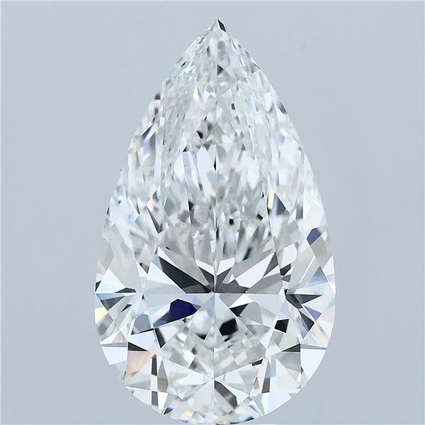7.02 ct. pear Lab Grown Diamond front image